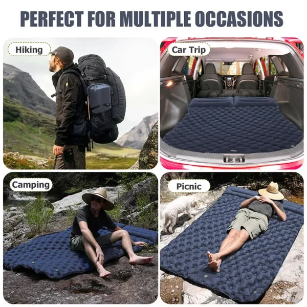 WESTTUNE Double Inflatable Mattress with Built in Pillow Pump Outdoor Sleeping Pad Camping Air Mat for.jpg 2
